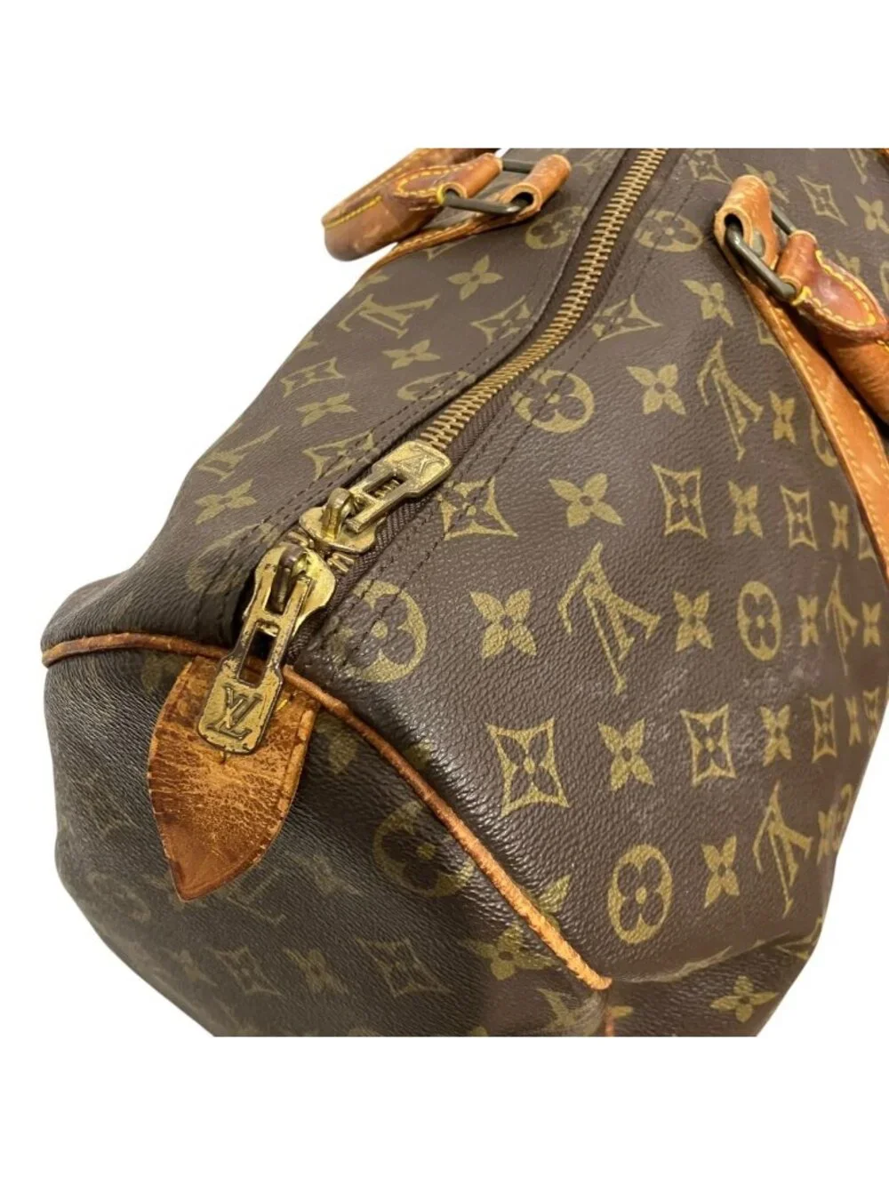 Louis Vuitton Keepall 50 Monogram Boston Bag Canvas